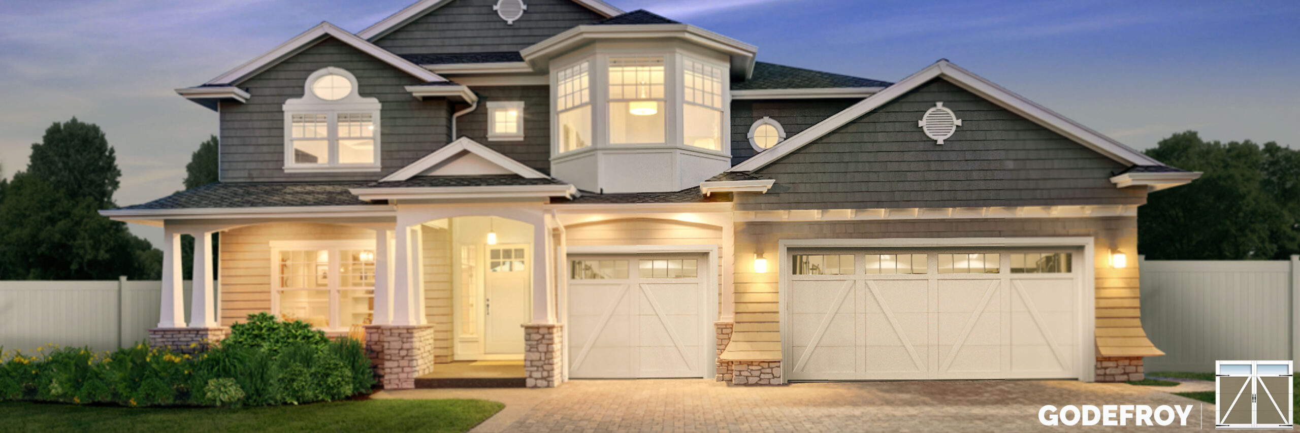 godefroy carriage house style garage door by garex scaled